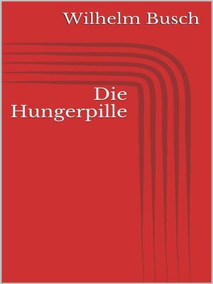 cover image of Die Hungerpille